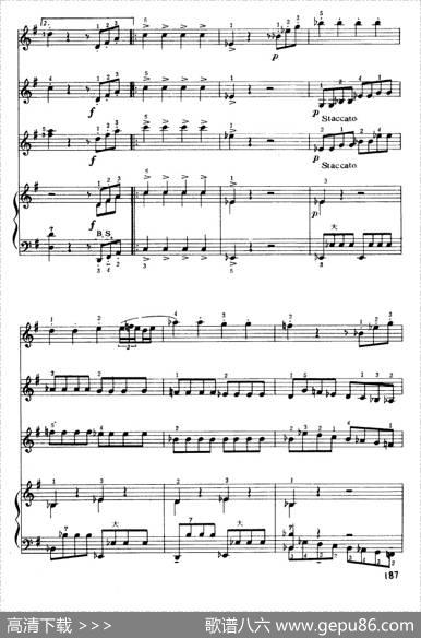 G大调弦乐小夜曲（第四乐章）（四重奏）|莫扎特曲弗兰克加维安尼改编