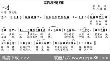 郊游夜泊 - 崔浩|邹兴淮