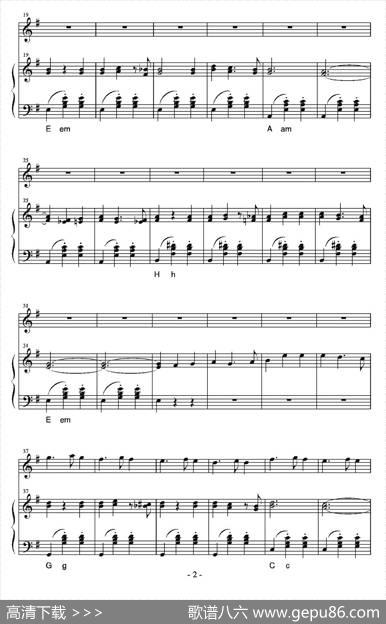 YannTiersen-LaValseDesVieuxOs（钢琴伴奏谱）
