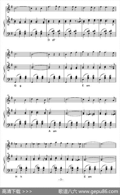 YannTiersen-LaValseDesVieuxOs（钢琴伴奏谱）