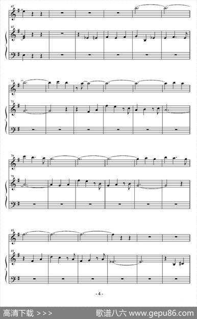 YannTiersen-LaValseDesVieuxOs（钢琴伴奏谱）