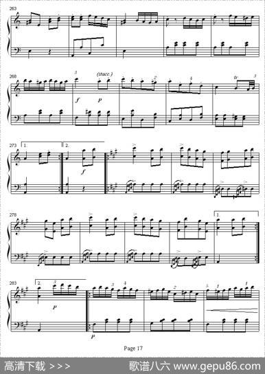 A大调钢琴奏鸣曲|莫扎特曲、寒风制谱