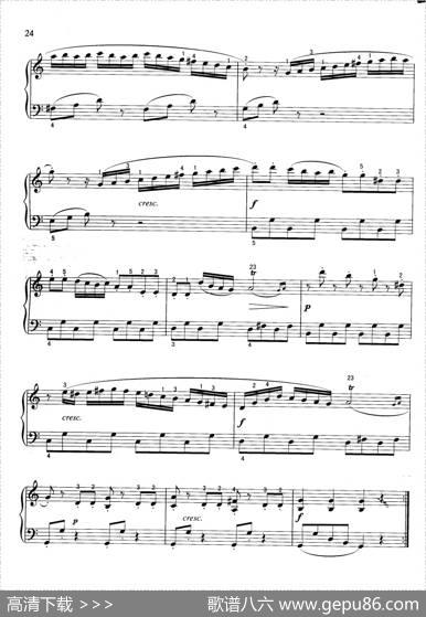小奏鸣曲（Sonatine,op.36-3）|克莱门帝