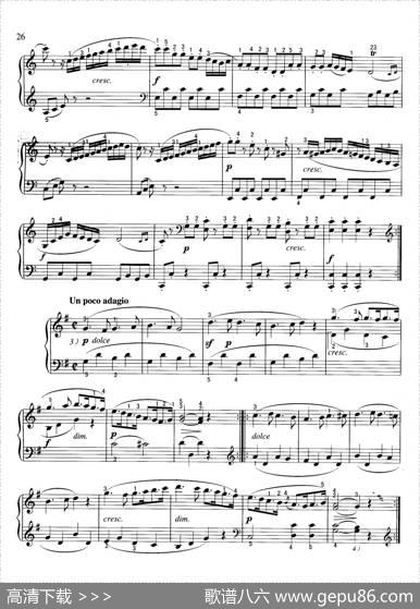 小奏鸣曲（Sonatine,op.36-3）|克莱门帝