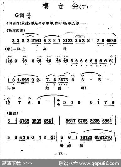 楼台会（电影越剧《梁山伯与祝英台》选曲）