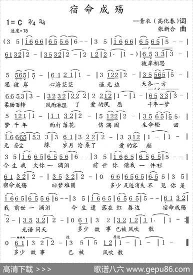 宿命成殇 - 高化春|张新合