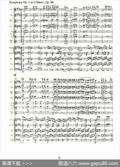 C小调第一交响曲,Op.68第三乐章