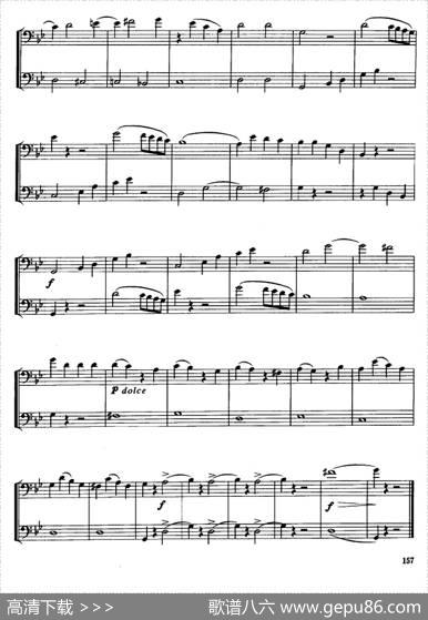 长号二重奏练习曲（4——14）