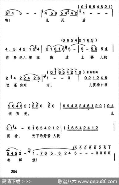 看天下劳苦人民都解放（歌剧《洪湖卫队》选曲） - 湖北省歌剧团|张敬安欧阳谦叔