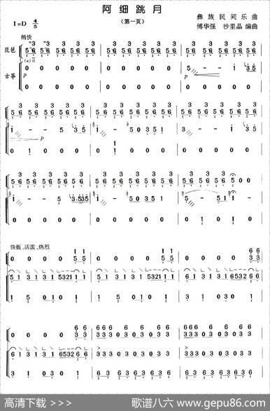 阿细跳月（琵琶+古筝）