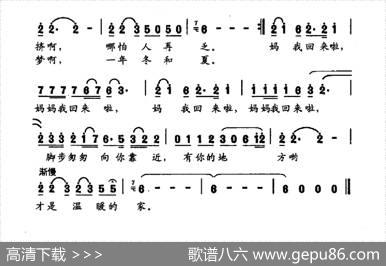 妈，我回来啦 - 阮志斌|傅瑶华
