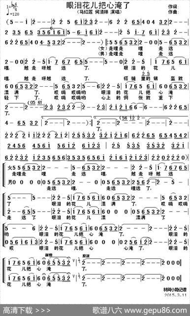 眼泪花儿把心淹了