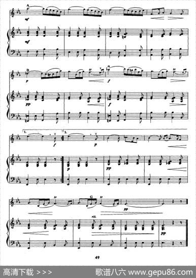 西西里舞曲（小提琴+钢琴伴奏）|[奥]帕拉第斯