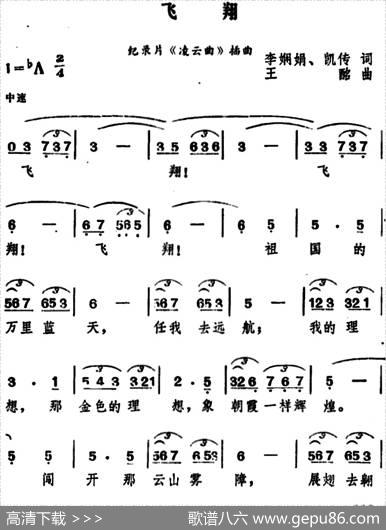 飞翔（纪录片《凌云曲》插曲） - 李娴娟、凯传|王酩