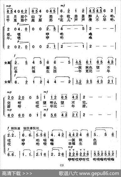 千里高原喜丰收 - 鲍和平|楚兴元