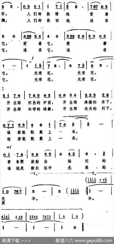 光荣花（程恺词曲） - 程恺|程恺