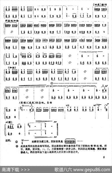 撒尼人民心向毛主席（笛子+笙伴奏）|胡结续