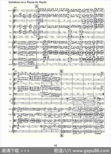 VariationsonaThemebyHaydn海顿主旋律变奏曲（一）