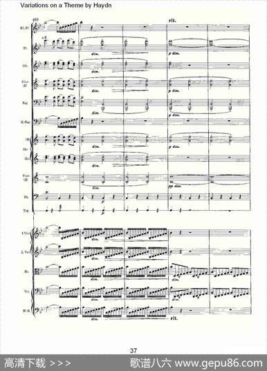 VariationsonaThemebyHaydn海顿主旋律变奏曲（二）