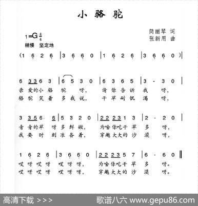 小骆驼 - 简丽琴|张新用