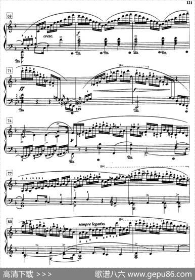 练习曲（Op.10.No.8）|肖邦