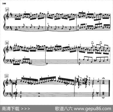 前奏曲与赋格（《平均律》1.No.5）|巴赫
