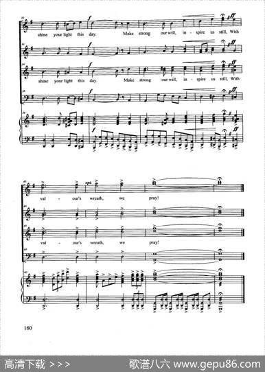OLYMPICHYMN（合唱正谱）