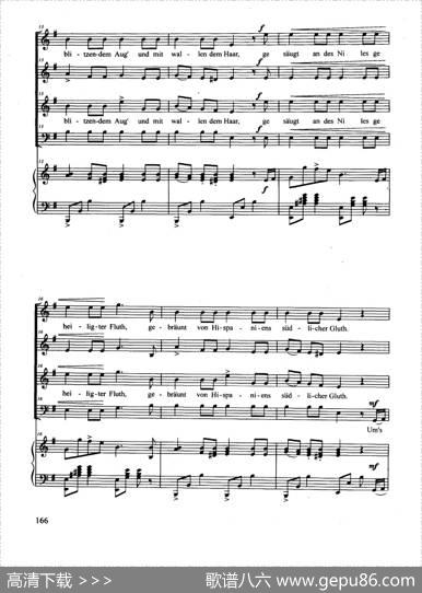 Zigeunerleben（合唱正谱）