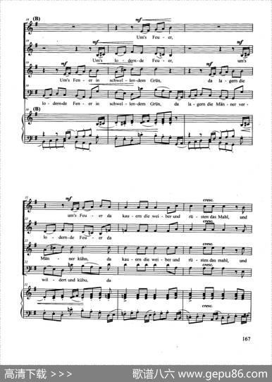 Zigeunerleben（合唱正谱）