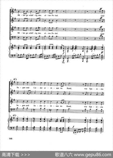 Zigeunerleben（合唱正谱）
