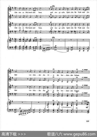 Zigeunerleben（合唱正谱）