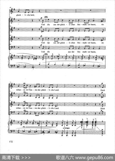 Zigeunerleben（合唱正谱）