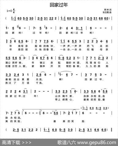回家过年（周林词张玉霞曲） - 周林|张玉霞