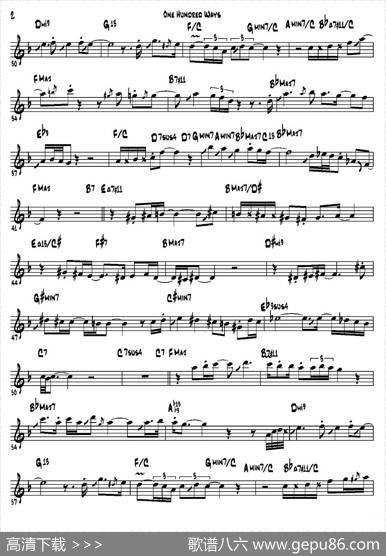 OneHundredWays（高音萨克斯）