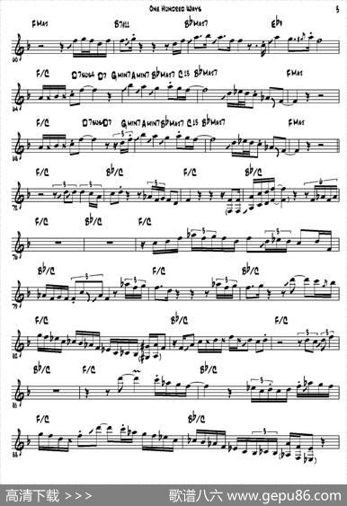 OneHundredWays（高音萨克斯）