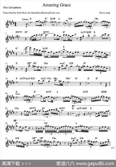 AmazingGrace（中音萨克斯）