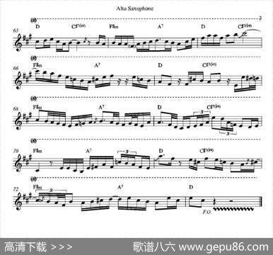 AmazingGrace（中音萨克斯）
