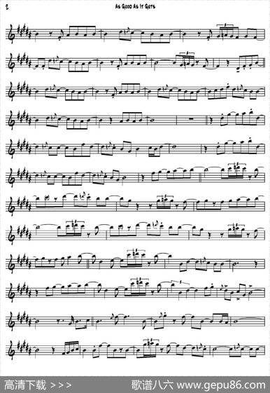 AsGoodAsItGets（中音萨克斯）
