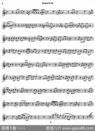 BecauseOfYou（Eb-PAZT）