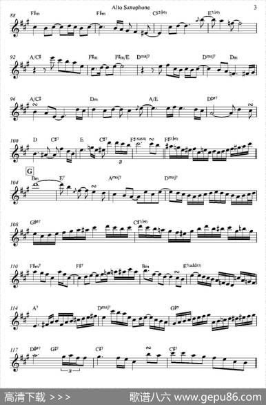 BossaReal（中音萨克斯）