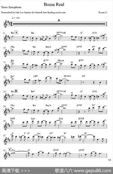 BossaReal（次中音萨克斯）