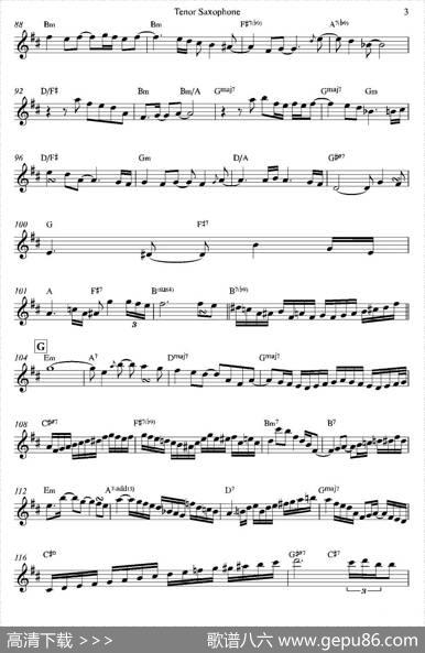 BossaReal（次中音萨克斯）