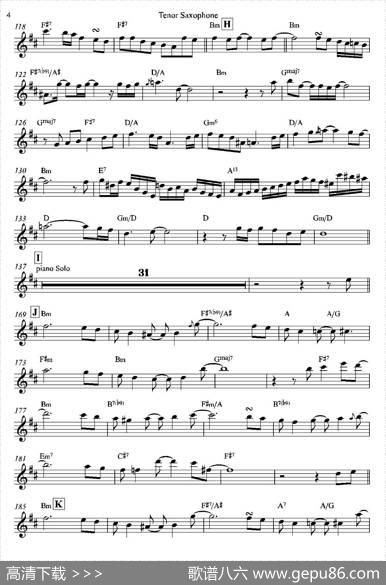 BossaReal（次中音萨克斯）