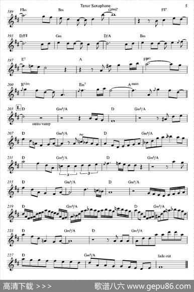 BossaReal（次中音萨克斯）