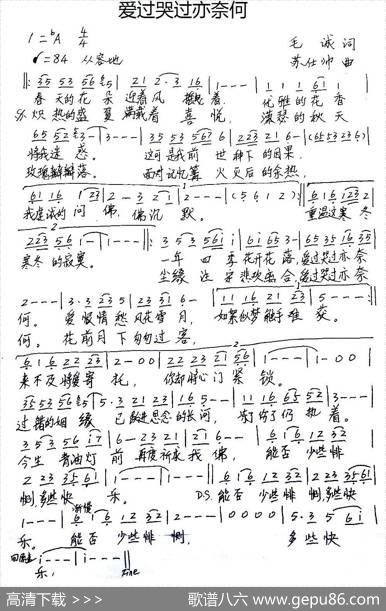 爱过哭过亦奈何 - 毛诚|苏仕帅
