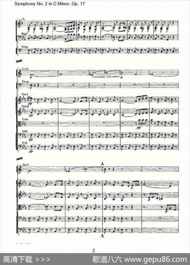 SymphonyNo.2inCMinor,Op.17C小调第二交响曲,