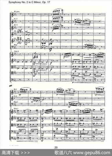 SymphonyNo.2inCMinor,Op.17C小调第二交响曲,