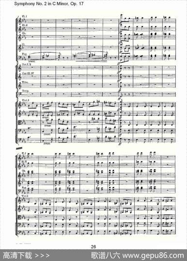 SymphonyNo.2inCMinor,Op.17C小调第二交响曲,