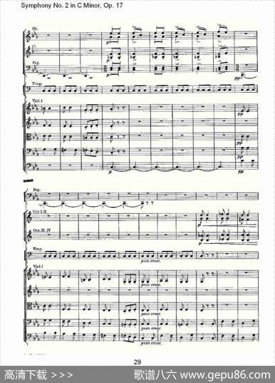 SymphonyNo.2inCMinor,Op.17C小调第二交响曲,