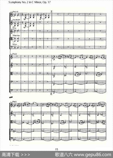 SymphonyNo.2inCMinor,Op.17C小调第二交响曲,Op.17